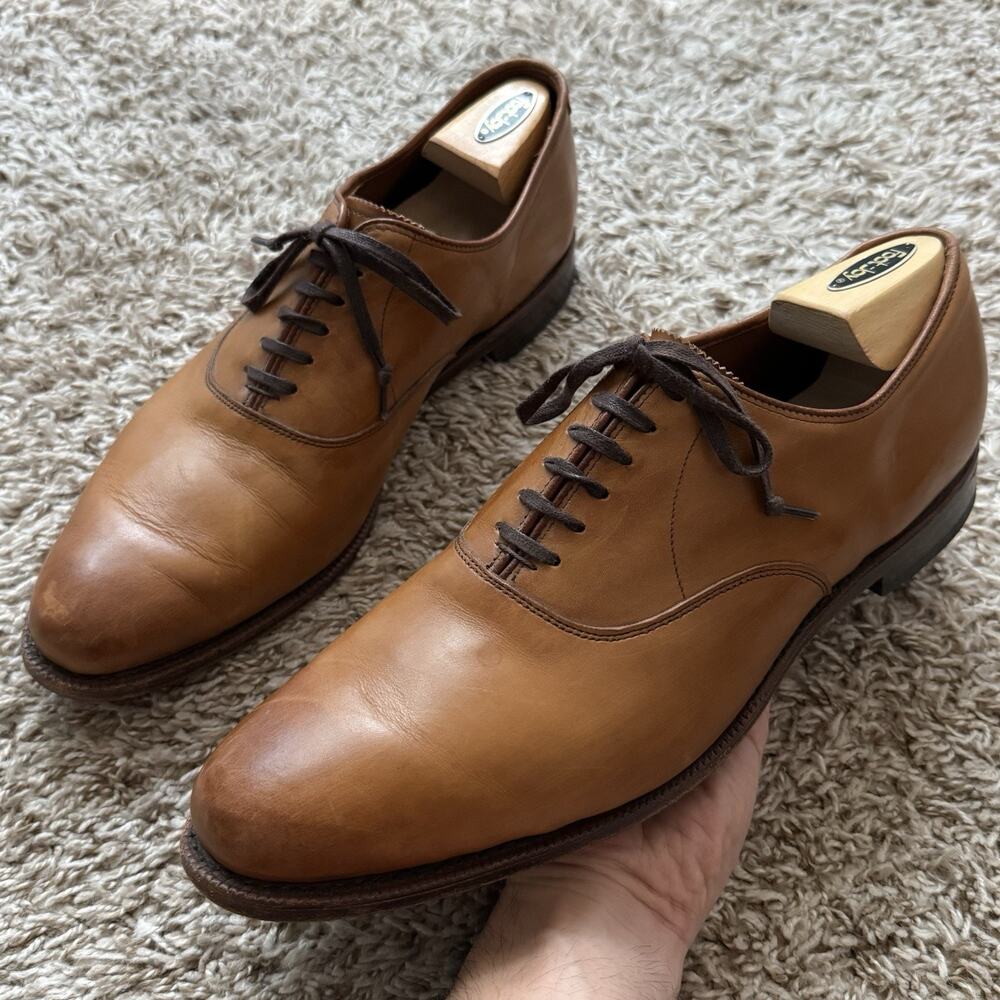Allen Edmonds Carlyle Plain Toe Oxford Walnut Brown Men’s Size 11.5 D 8832